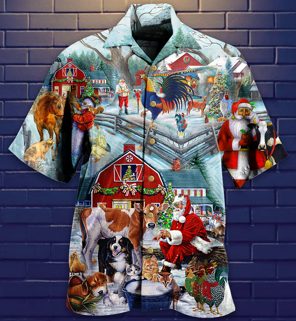 Christmas Love Animals So Much  - Hawaiian Shirt