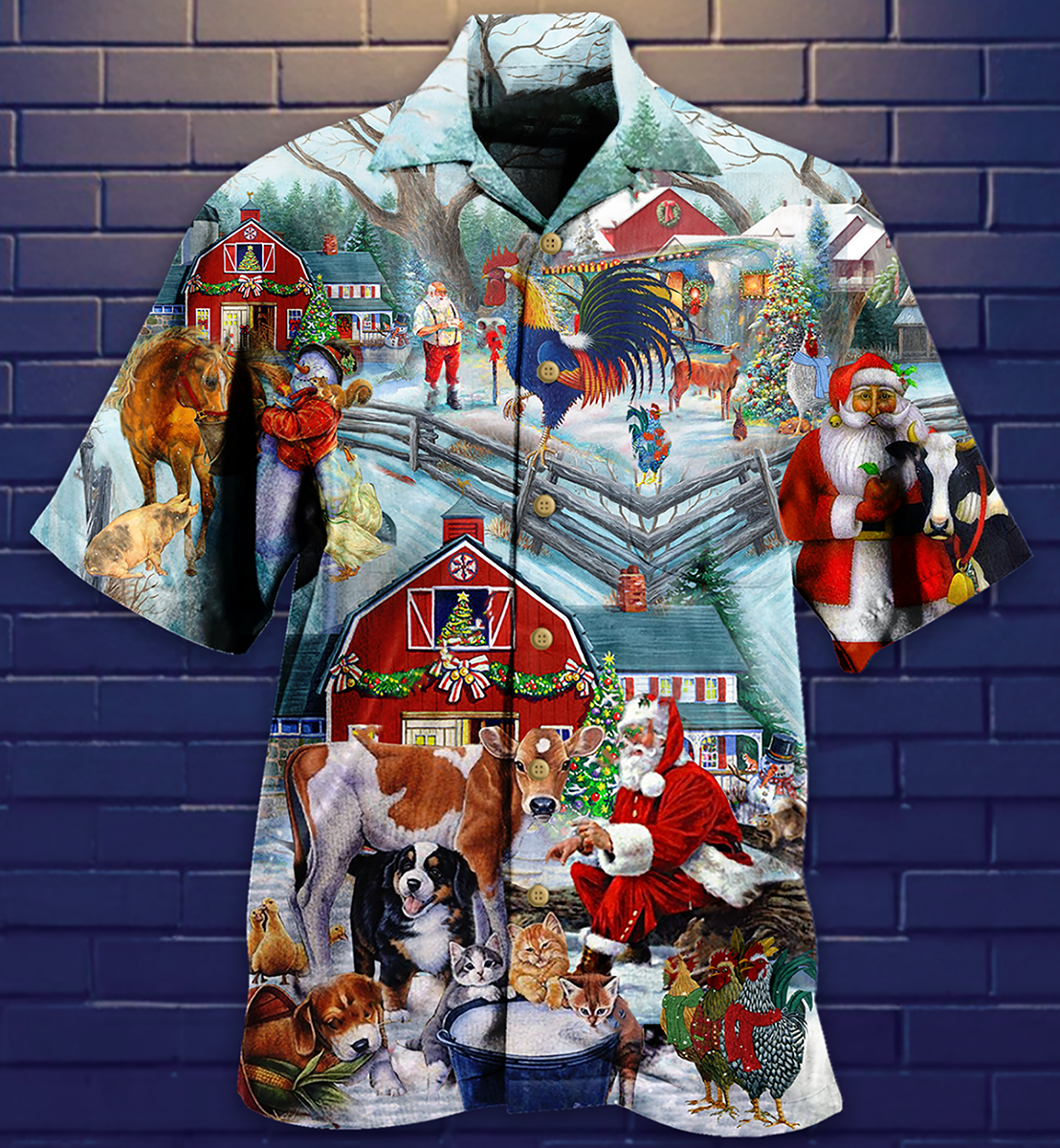 Christmas Love Animals So Much  - Hawaiian Shirt