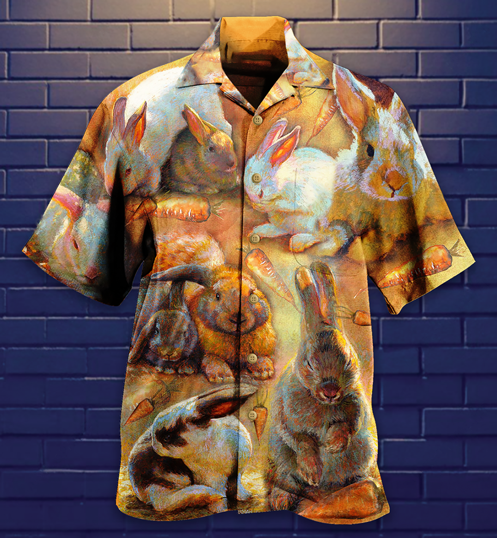 Rabbit Love Vintage - Hawaiian Shirt