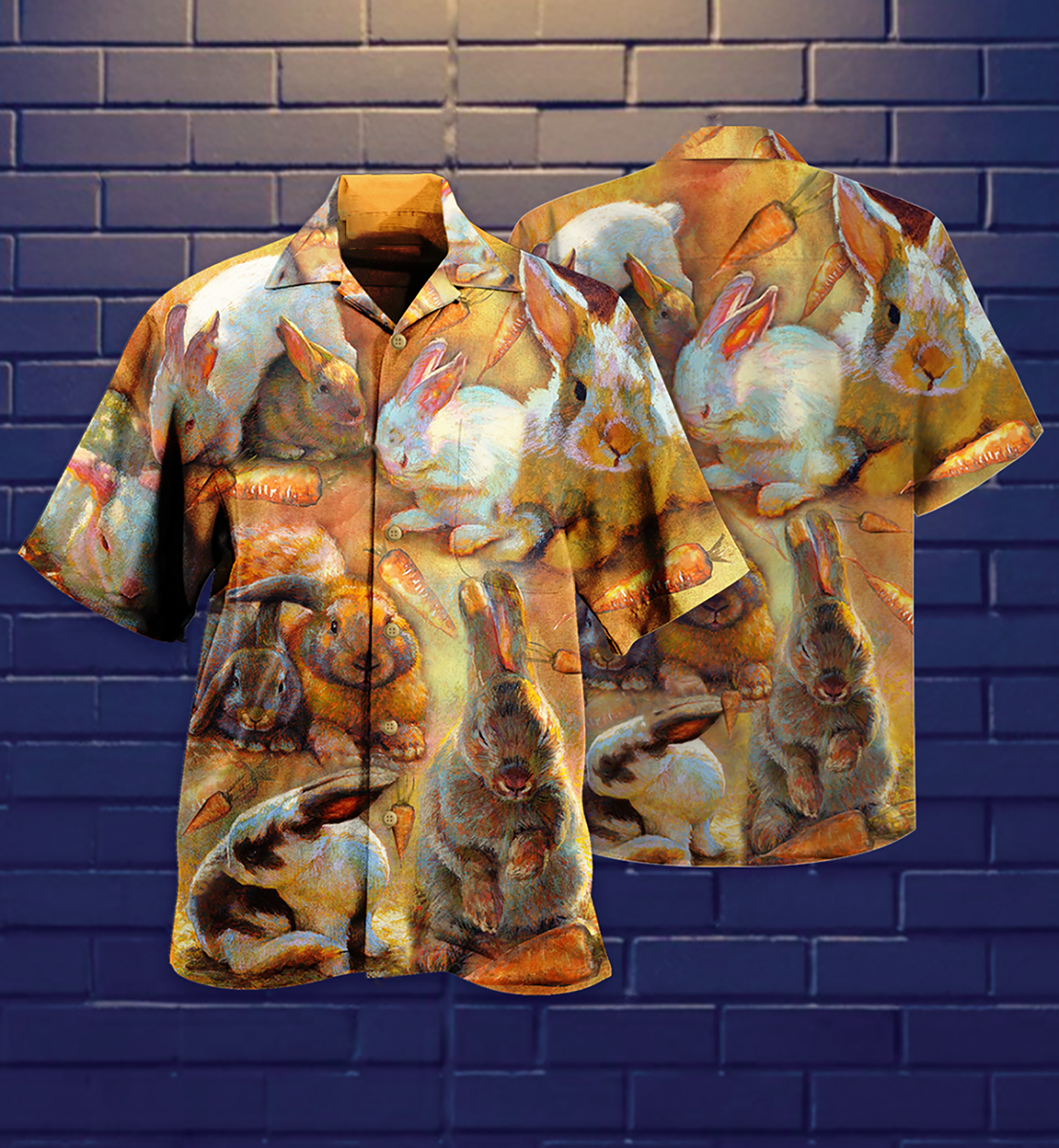 Rabbit Love Vintage - Hawaiian Shirt