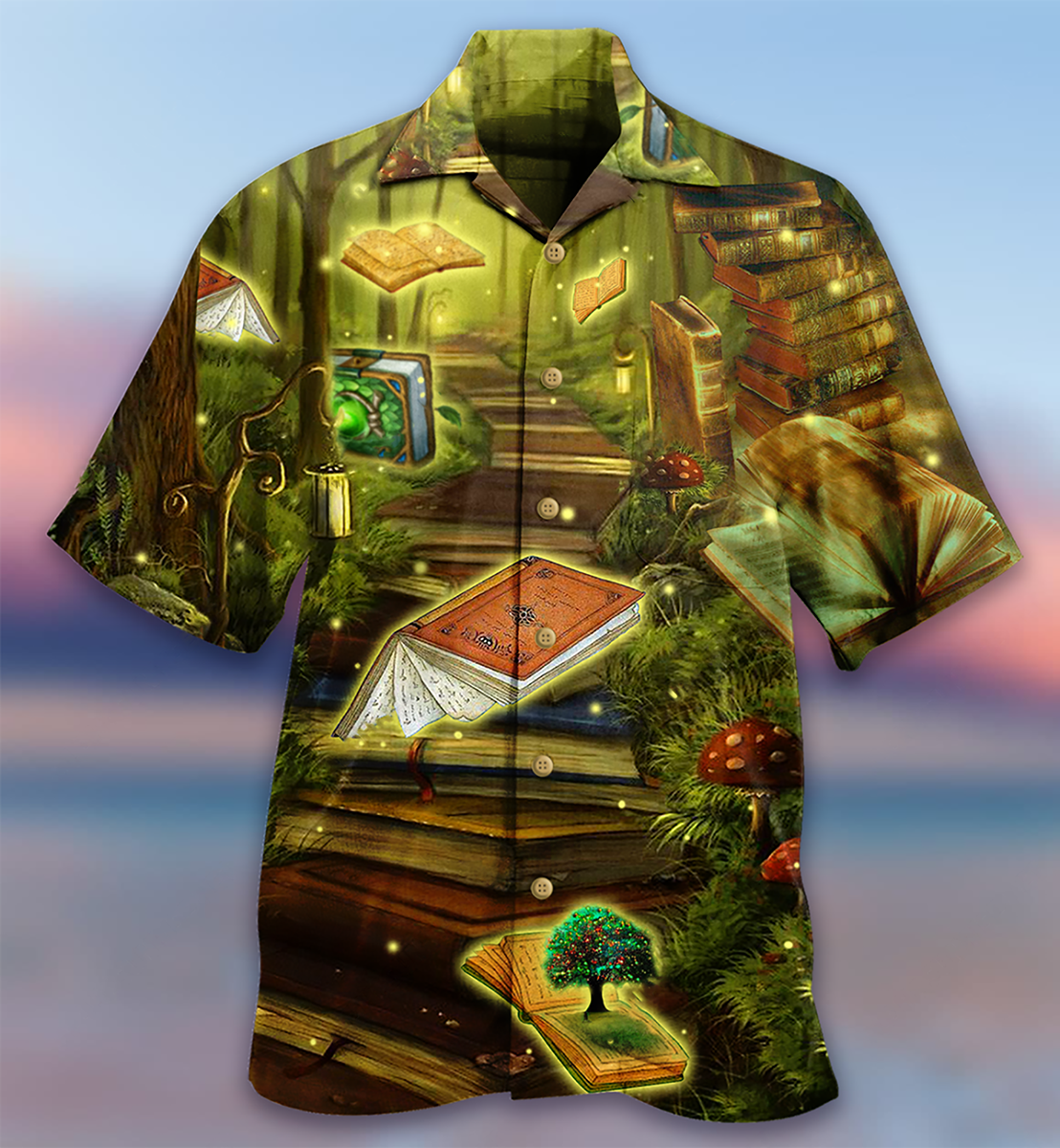 Book Magic Fly Mysterious World - Hawaiian Shirt