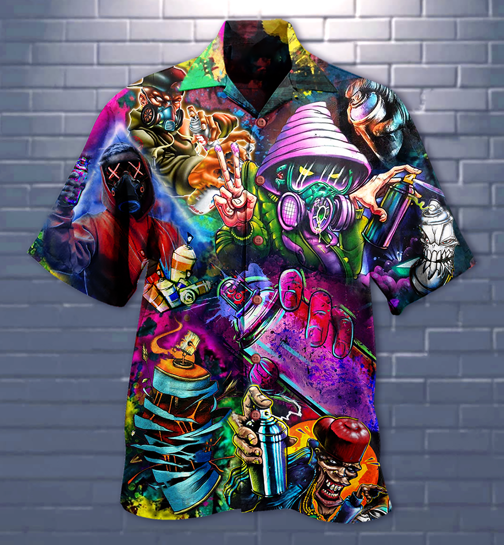 Hippie Say Hi Mysterious - Hawaiian Shirt