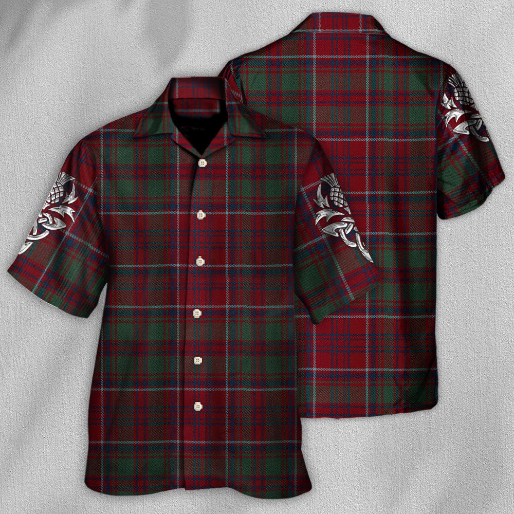 Scottish Tartan Love Style - Hawaiian Shirt