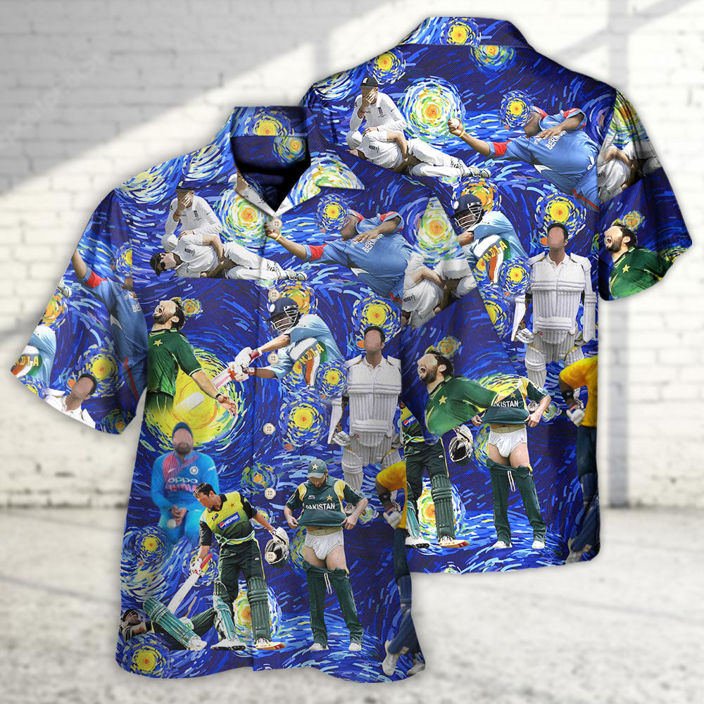 Cricket Sport Funny Play Amazing Style - Hawaiian Shirt