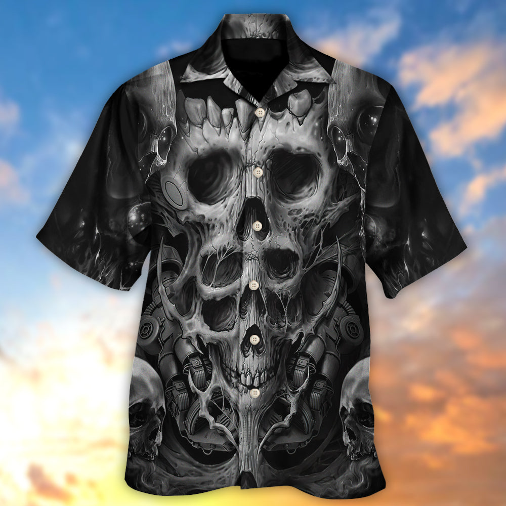 Skull Dark Inner Demons - Hawaiian Shirt