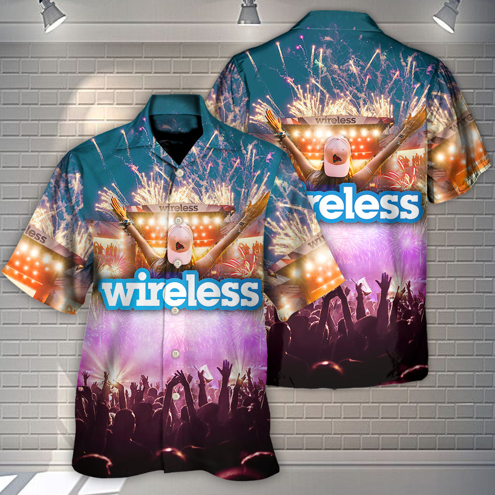 Music Event Wireless Festival - Hawaiian Shirt