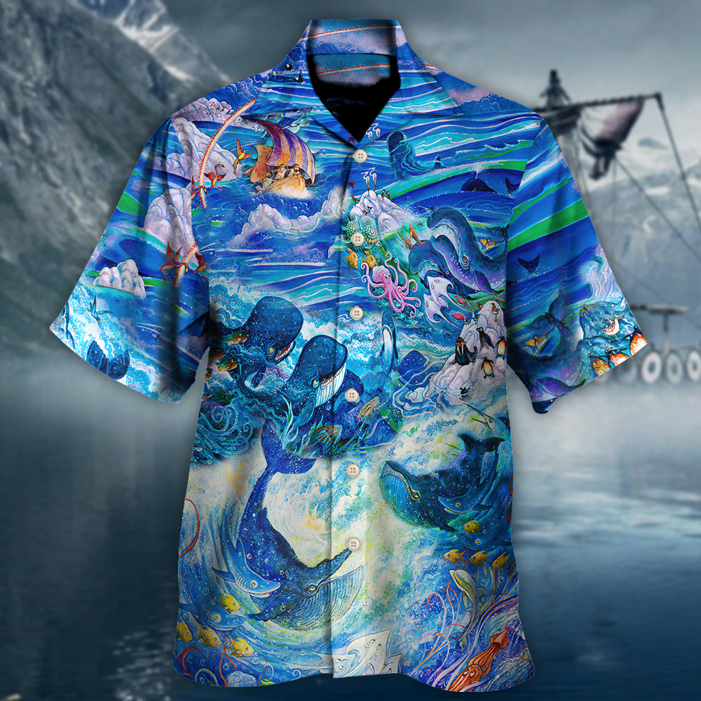 Shark Enjoy Amazing Adventure - Hawaiian Shirt