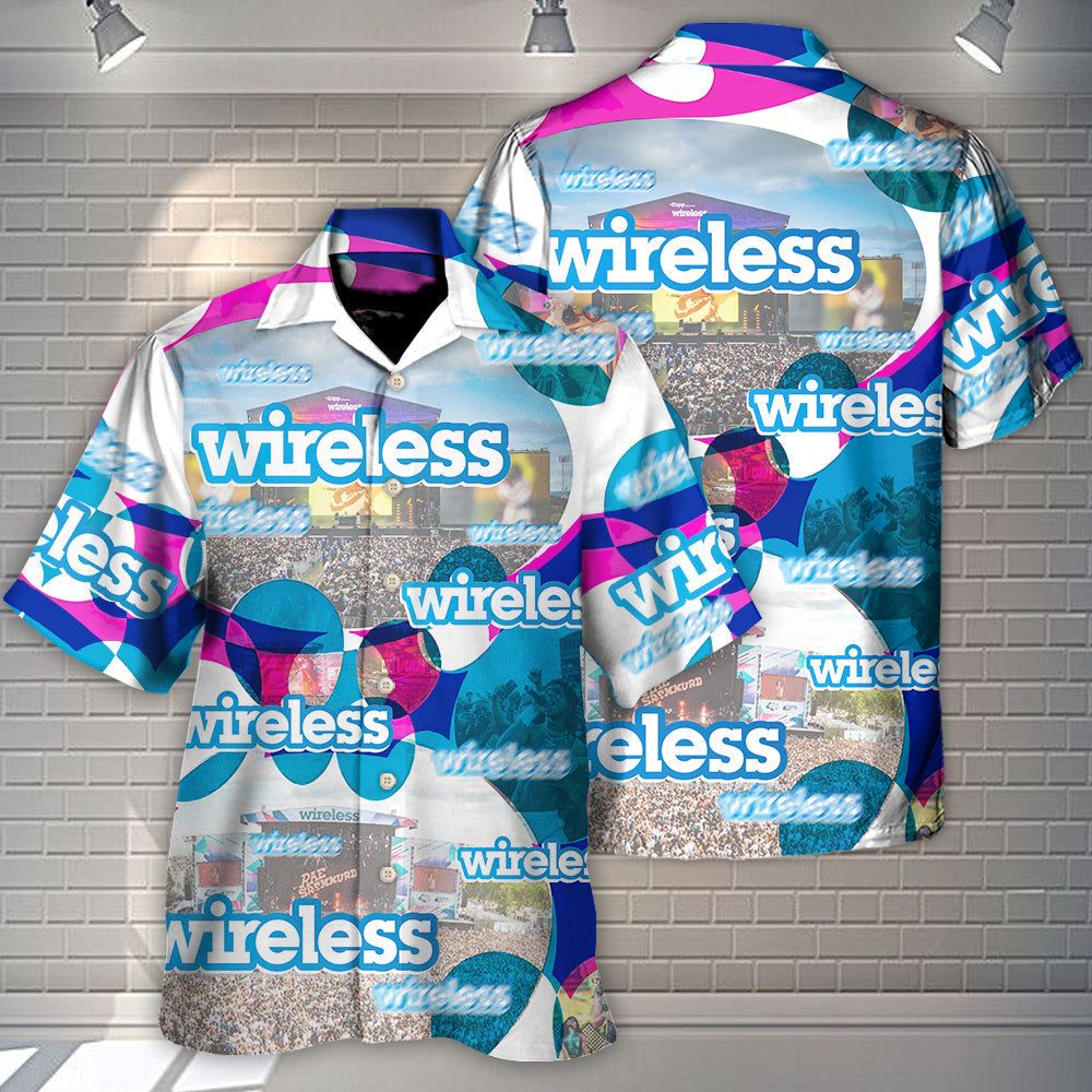 Music Event Wireless Festival Drop The Beat - Hawaiian Shirt