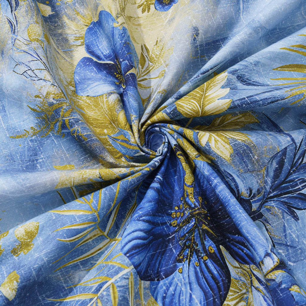 100% Cotton Hawaiian Shirt For Men A Tapestry of Nature's Splendor Camp Collar Aloha Shirt By Yakima
