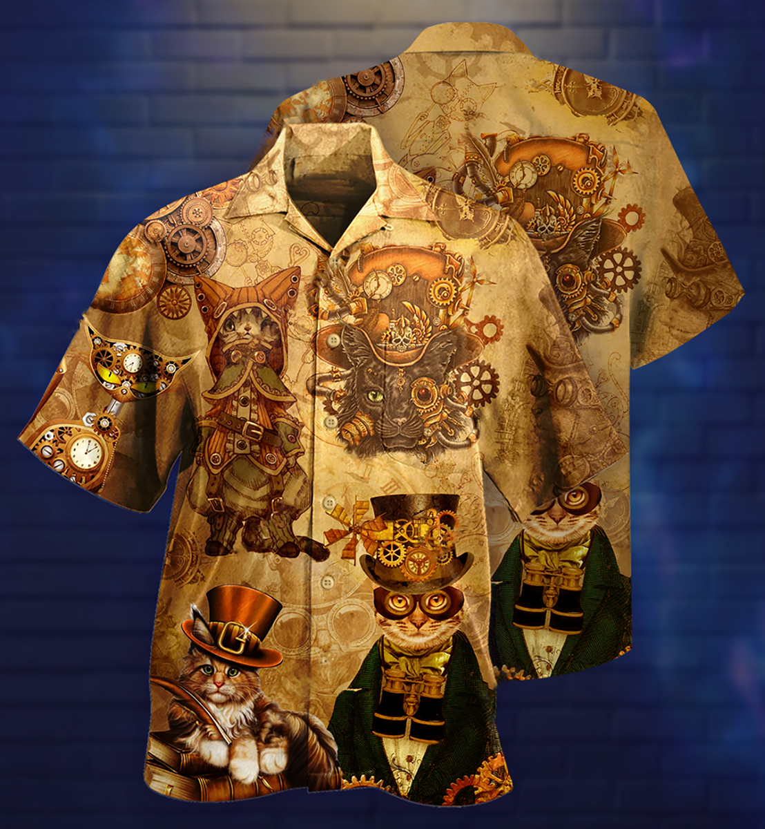 Cat Luxury Style - Hawaiian Shirt