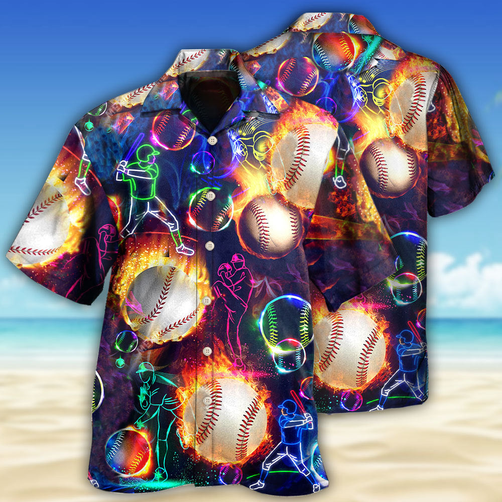 Baseball The Others Chase My Ball Funny Fire - Hawaiian Shirt