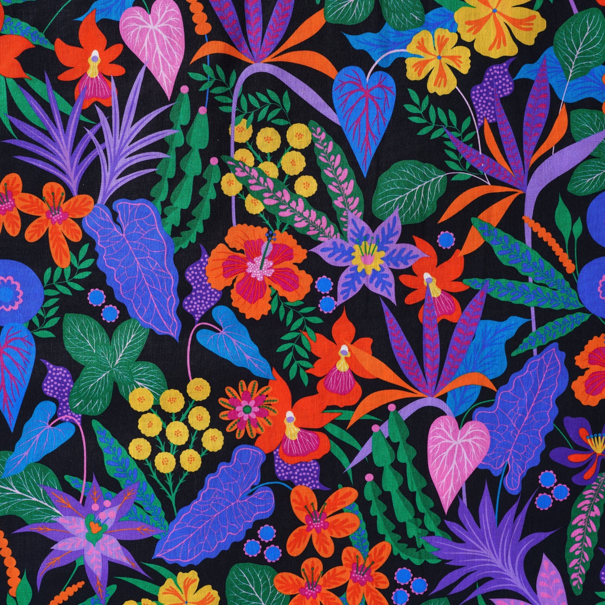 Yiume Men's Colorful Hawaiian Shirt Tropical Floral Shirt 100% Cotton Button-down Flower Shirt By Rachel Parker