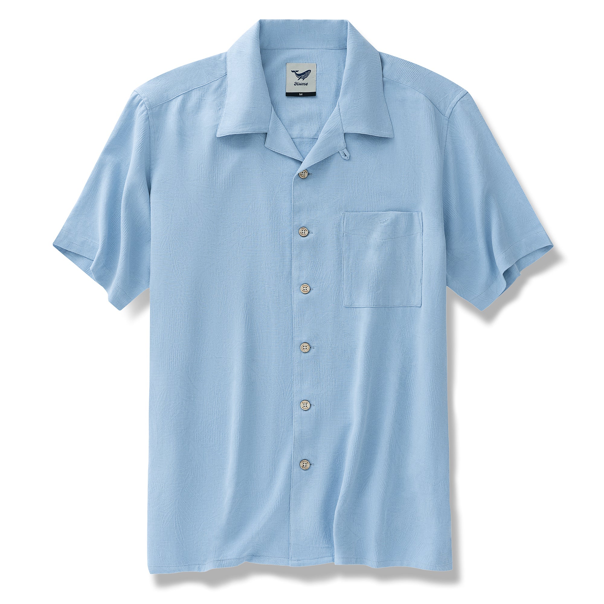 Hawaiian Shirt For Men Silk Jacquard Camp Collar By Joan
