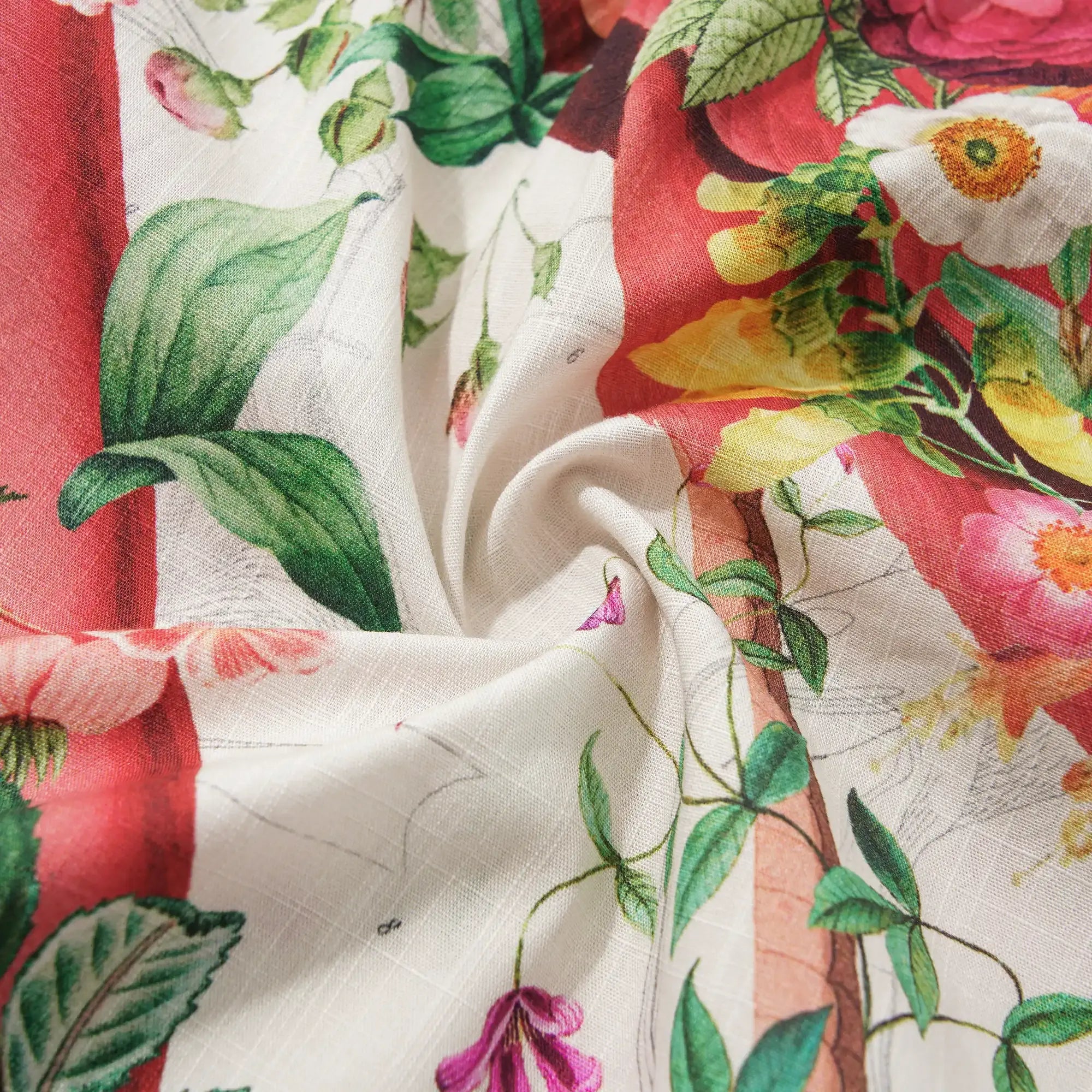 Men's Hawaiian Shirt Short Sleeve Button-down 100% Cotton Flower Floral Aloha Flamboyant Flamingo Blooms By Mo
