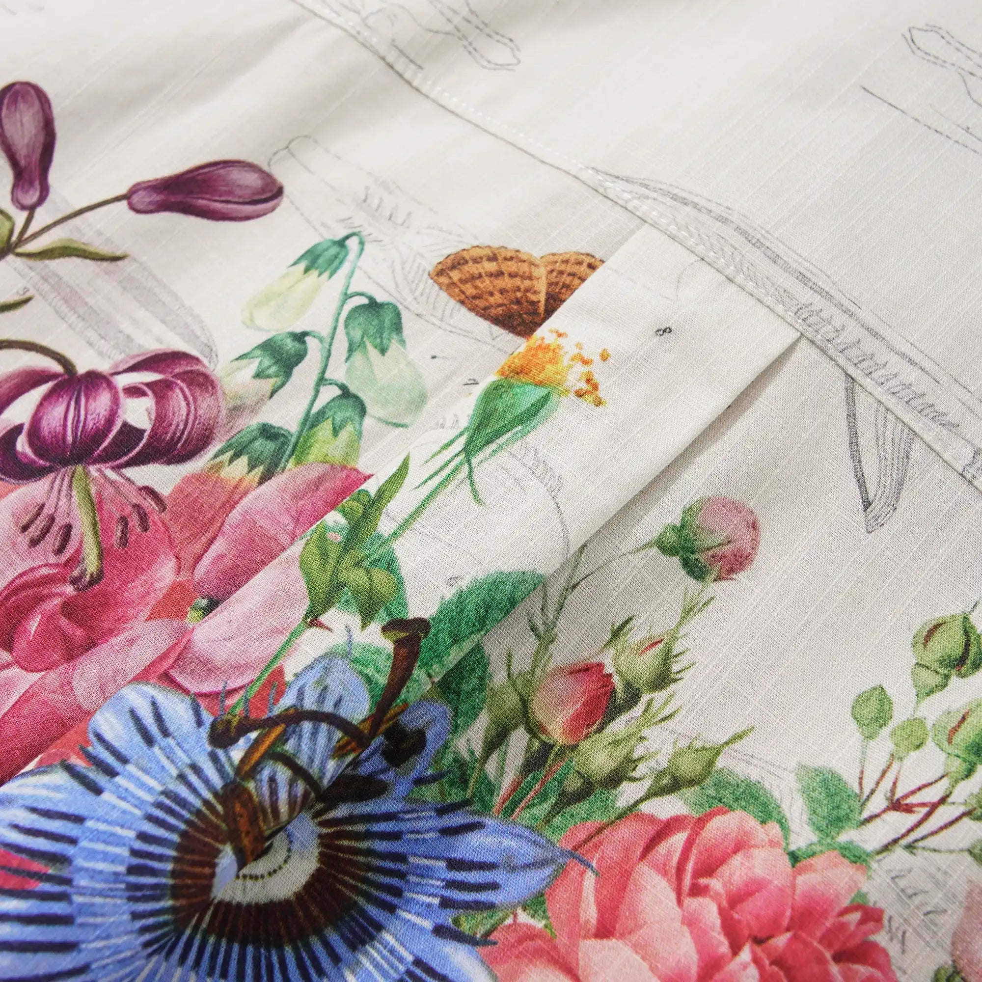Men's Hawaiian Shirt Short Sleeve Button-down 100% Cotton Flower Floral Aloha Flamboyant Flamingo Blooms By Mo