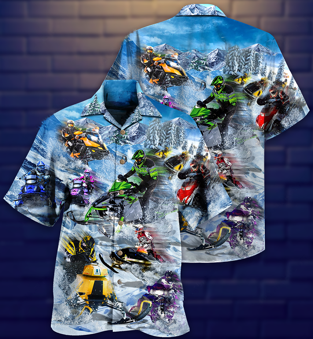 Sleigh And Snow - Hawaiian Shirt