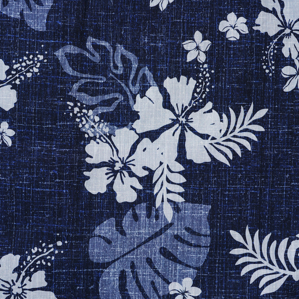 Yiume Tropical Hawaiian Shirt For Men Breathable Shirt Blue Short Sleeve Button-down Shirt By Huan huan