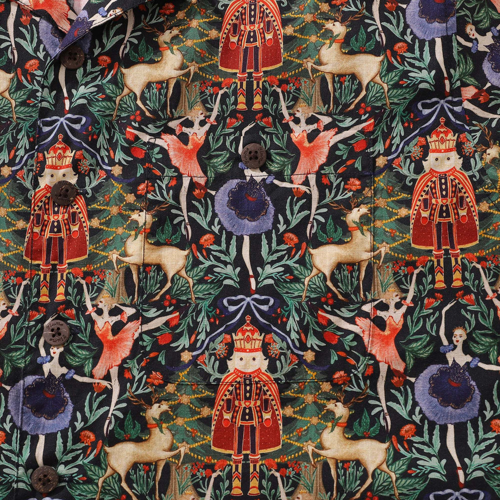 Hawaiian Shirt Christmas Hawaiian Shirt For Royal Celebration Camp Collar By Wipada Kulenkampff