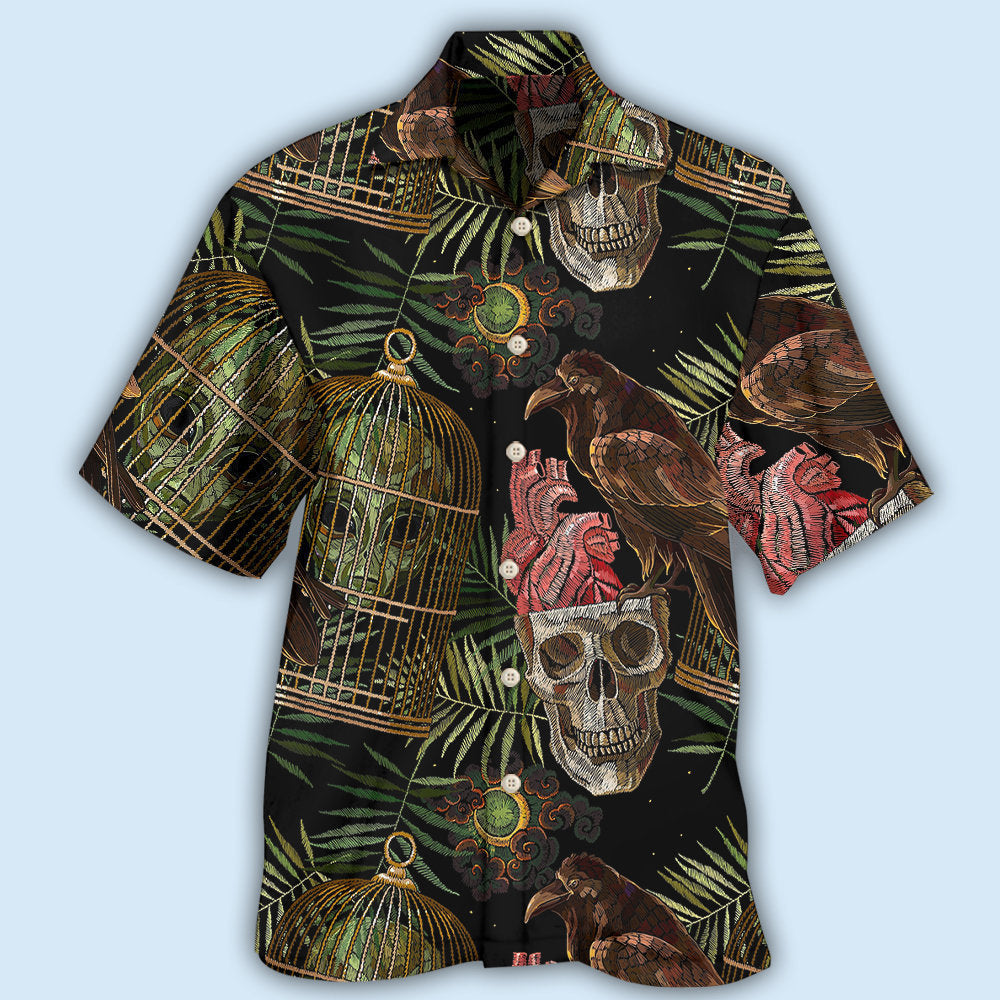 Skull Alien So Cool - Hawaiian Shirt