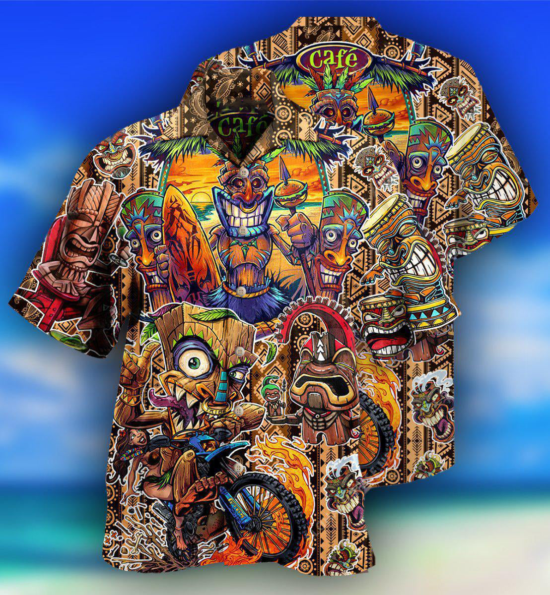 Tiki Aloha All Day Every Day - Hawaiian Shirt
