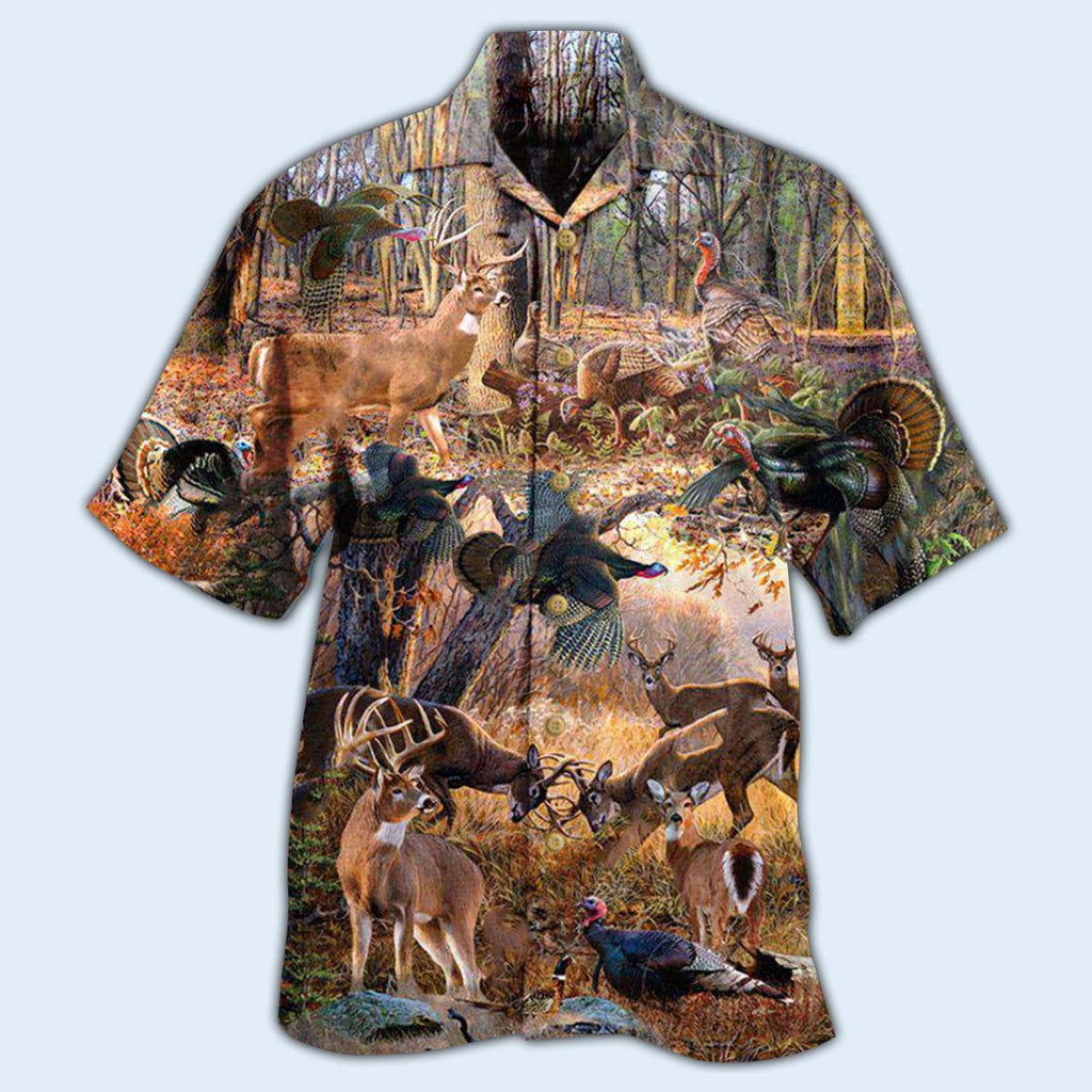 Animals If It Flies It Dies If It Hops It Drops With Vintage Style - Hawaiian Shirt