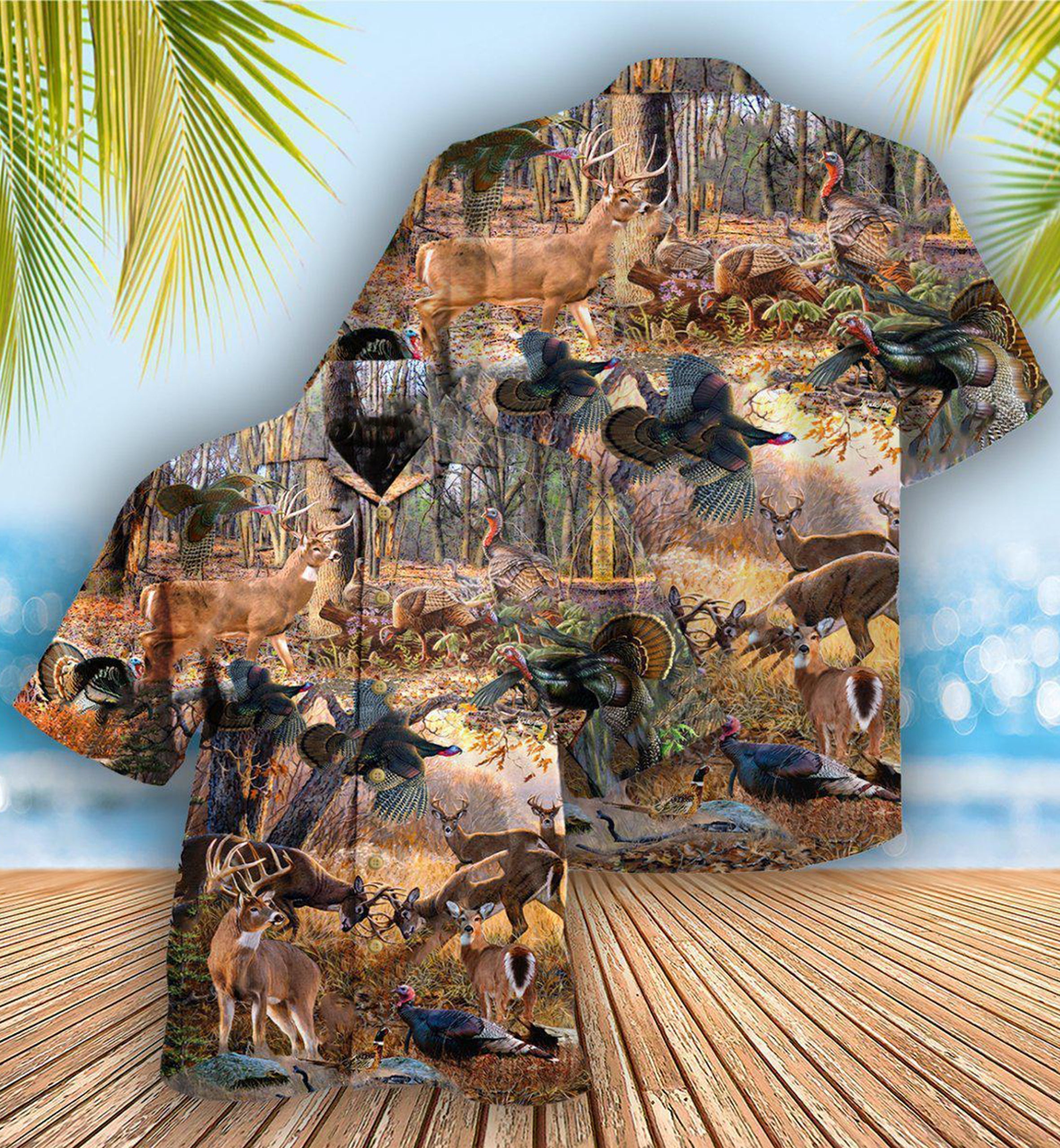 Animals If It Flies It Dies If It Hops It Drops With Vintage Style - Hawaiian Shirt