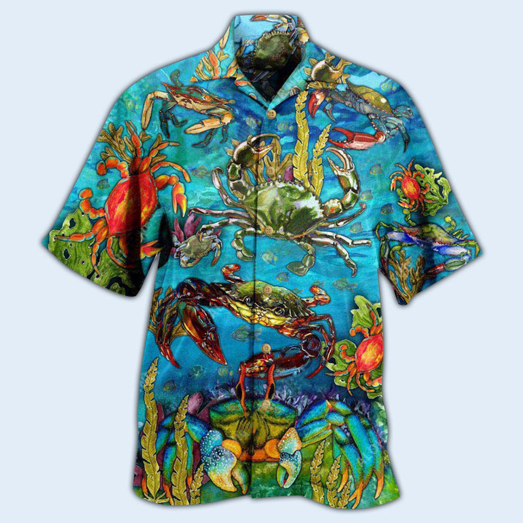 Crab Animals Life Is Better With A Crab - Hawaiian Shirt
