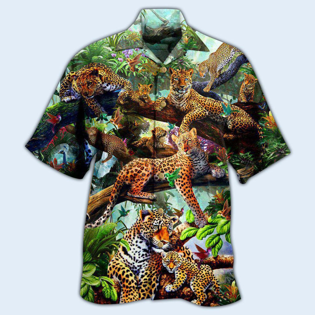 Leopard Animals Life Is Better With A Leopard In Forest - Hawaiian Shirt