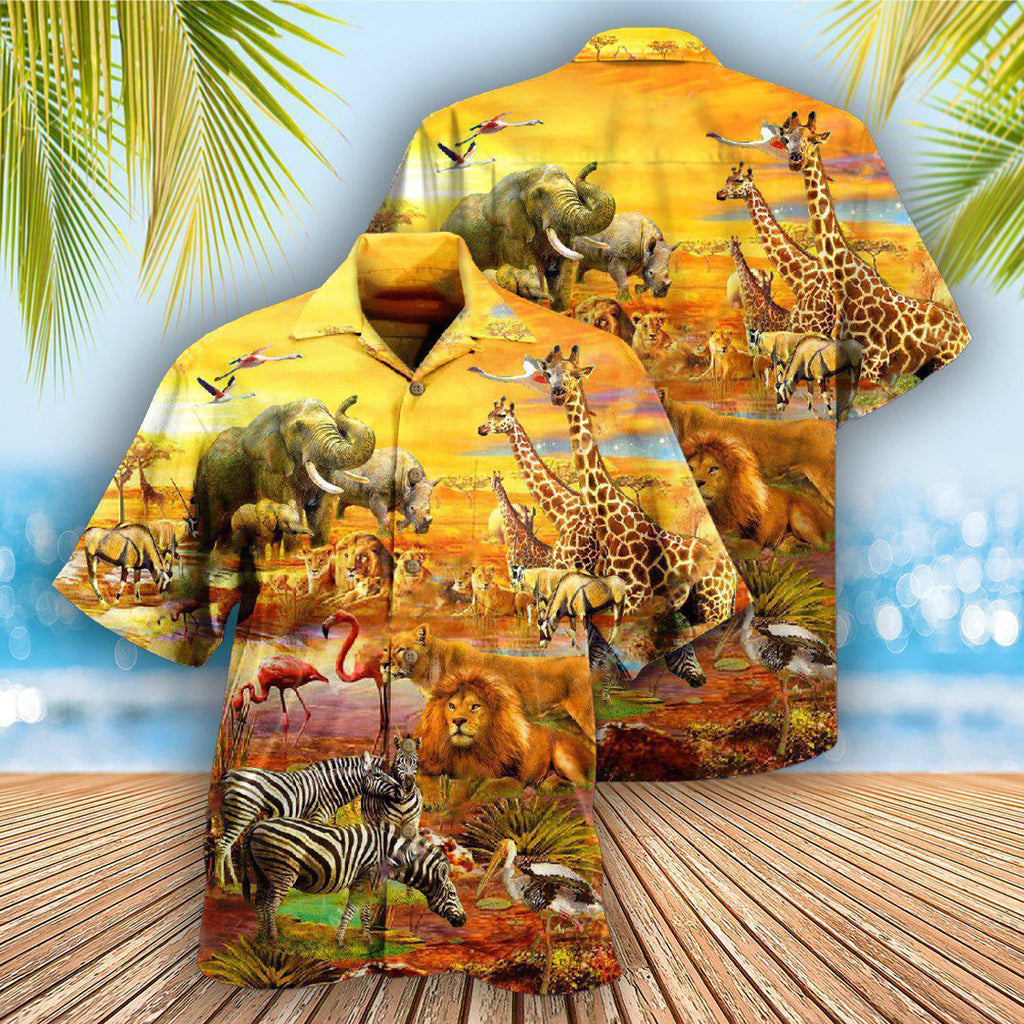 Animals Proctect Wildlife Protect The Future Protect Our Love - Hawaiian Shirt