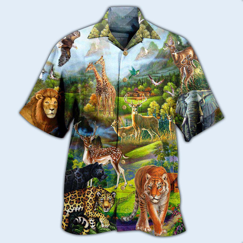 Animals World Wild Life So Good Mountain - Hawaiian Shirt