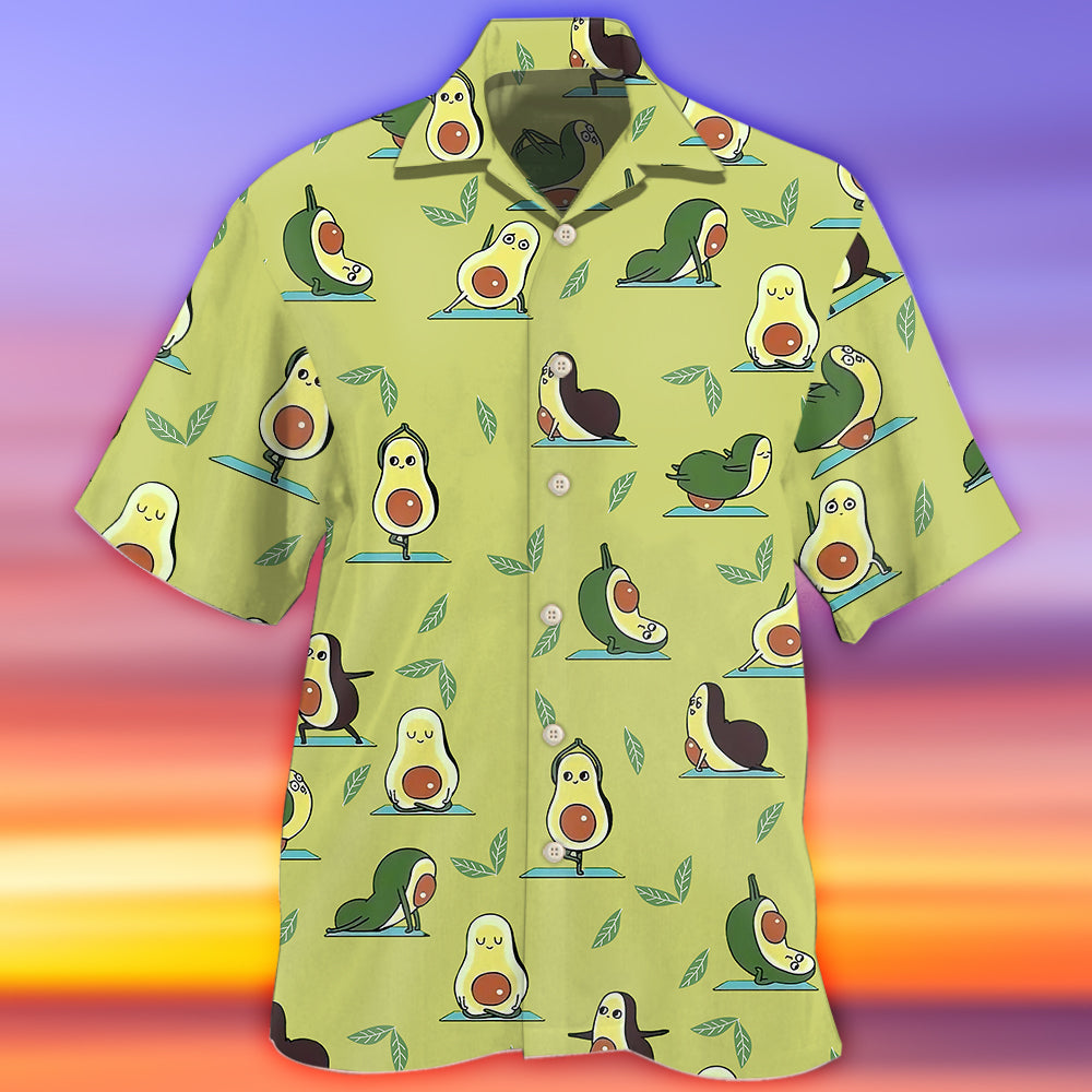 Avocado Plays With Happy Avocado So Cute - Hawaiian Shirt