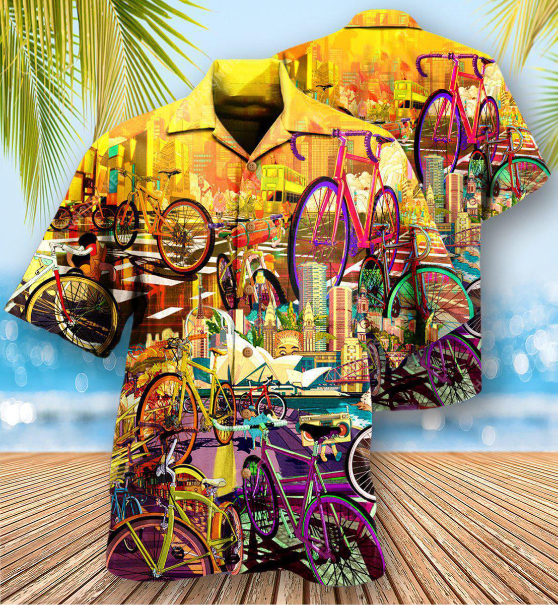 Bike Can Take Me Anywhere - Hawaiian Shirt