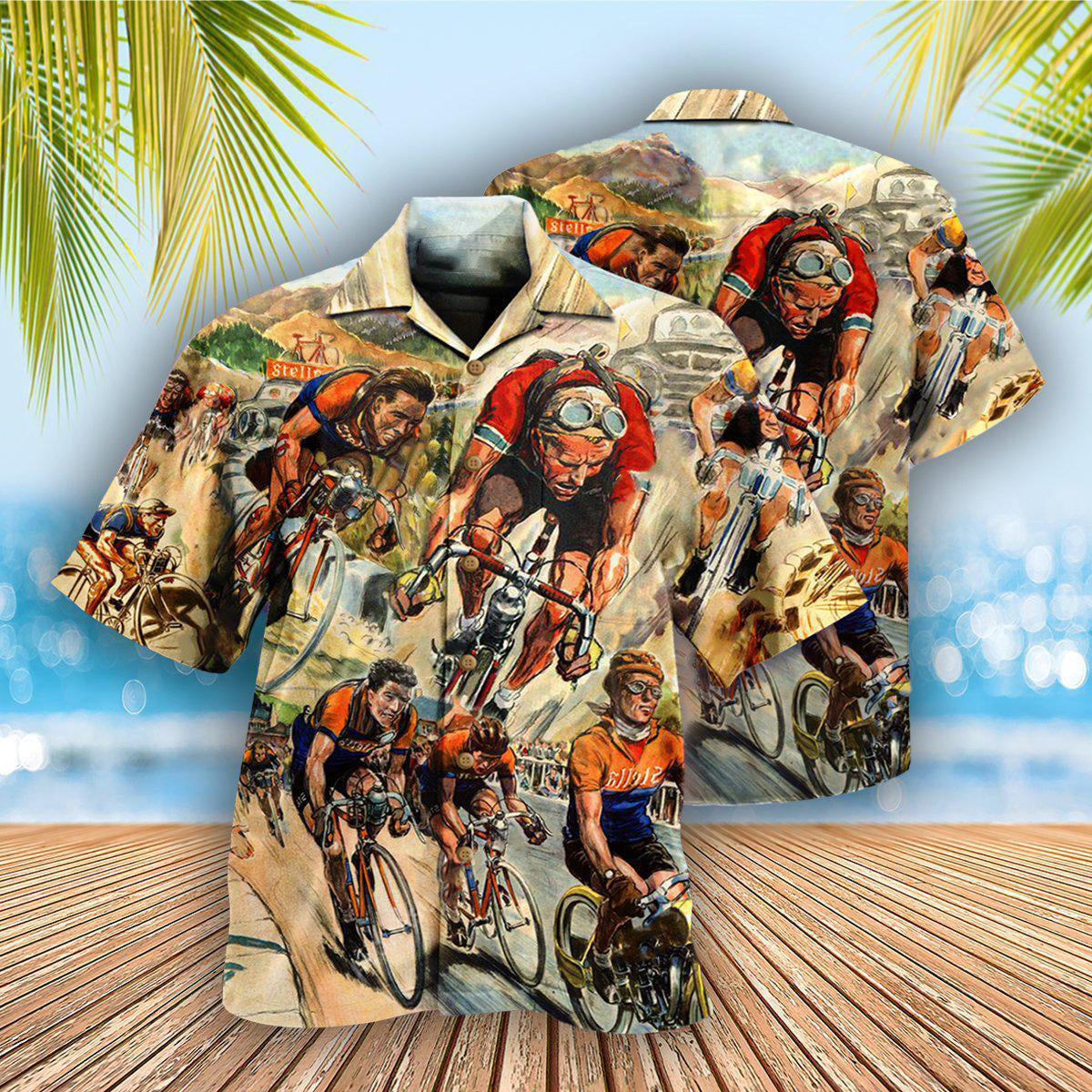 Bike Get Your Ride Bicycle Racing - Hawaiian Shirt