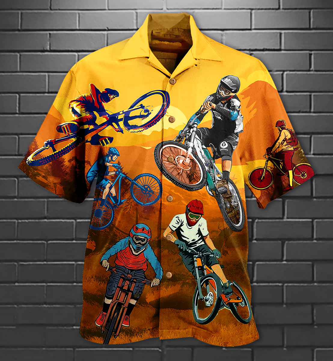 Bike Racing Always Love It - Hawaiian Shirt