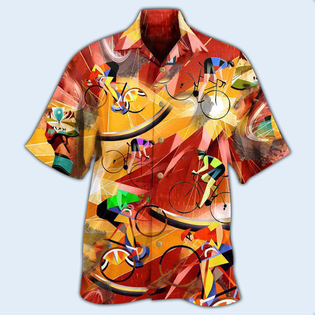 Bike Real Men Don't Need Motorbicycle - Hawaiian Shirt