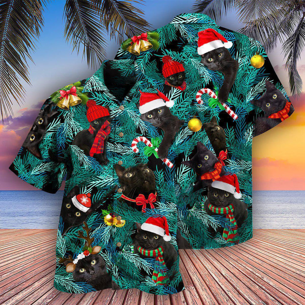 Black Cat Is It Jolly Enough Black Cat - Hawaiian Shirt