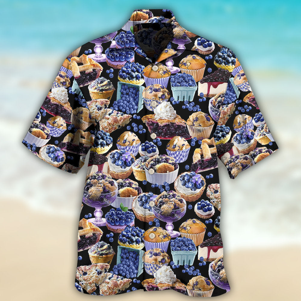 Baking Blueberry Cupcake Baking Lover - Hawaiian Shirt