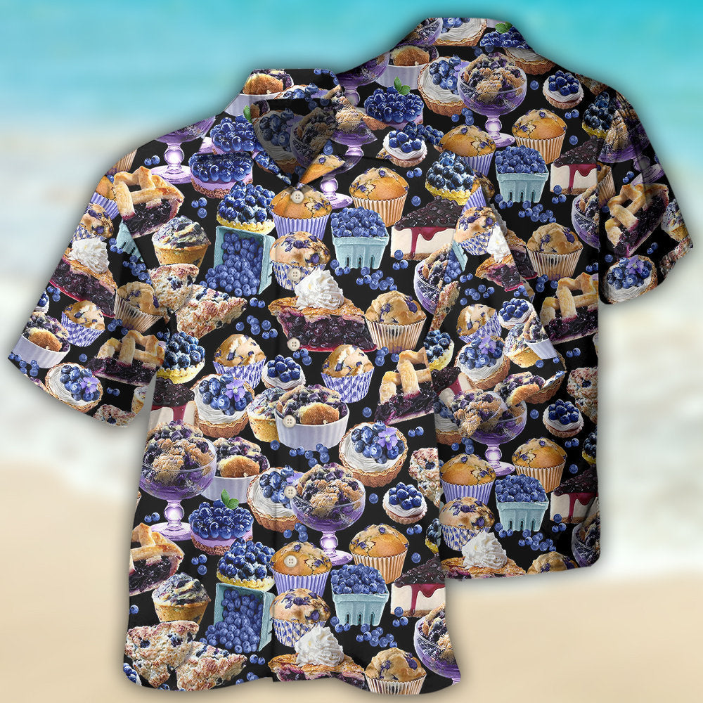 Baking Blueberry Cupcake Baking Lover - Hawaiian Shirt