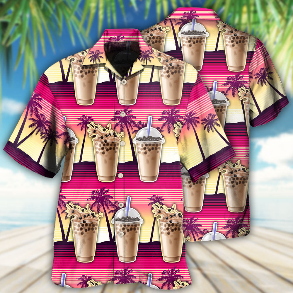 Boba Milk Tea Welcome To Summer - Hawaiian Shirt