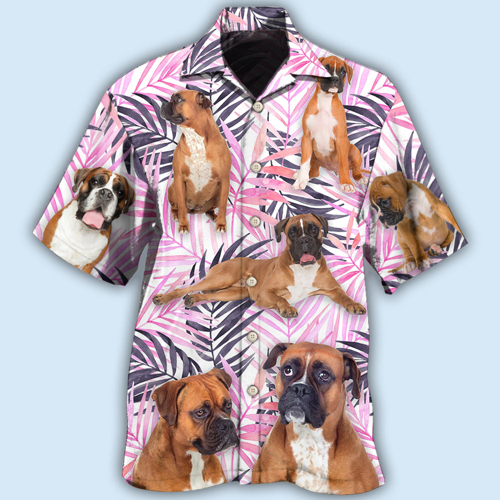 Boxer Tropical Leaf Style - Hawaiian Shirt