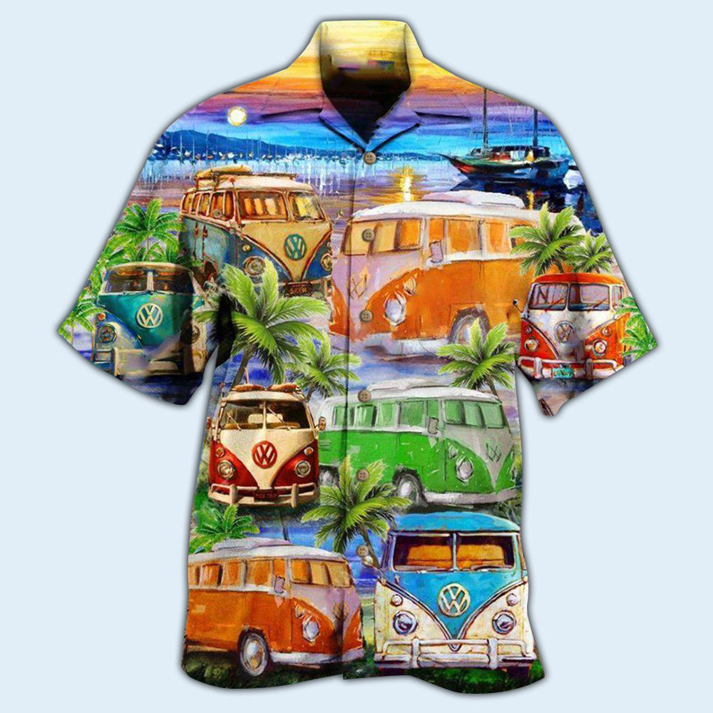 Bus Good Times And Tan Lines On The Beach - Hawaiian Shirt