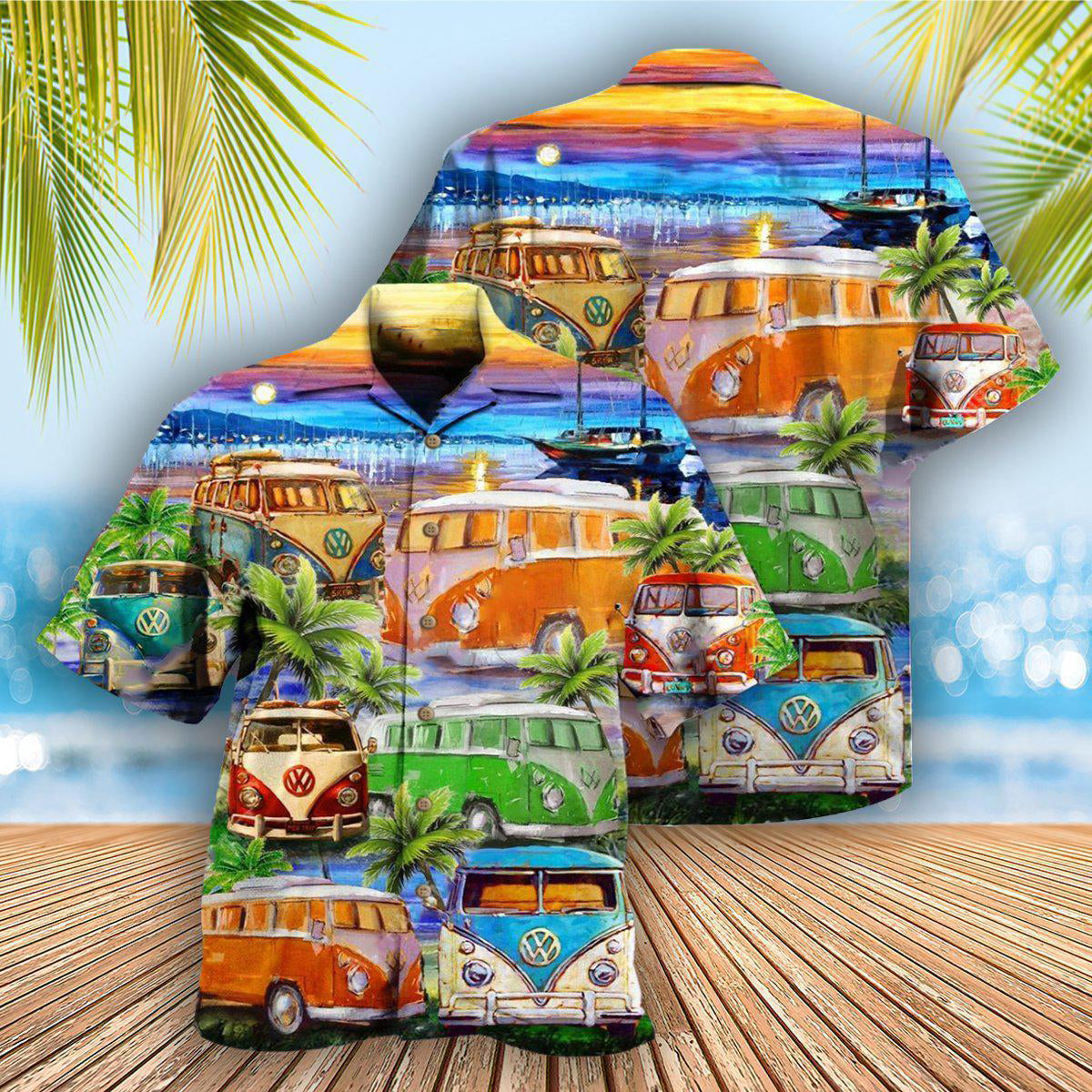 Bus Good Times And Tan Lines On The Beach - Hawaiian Shirt