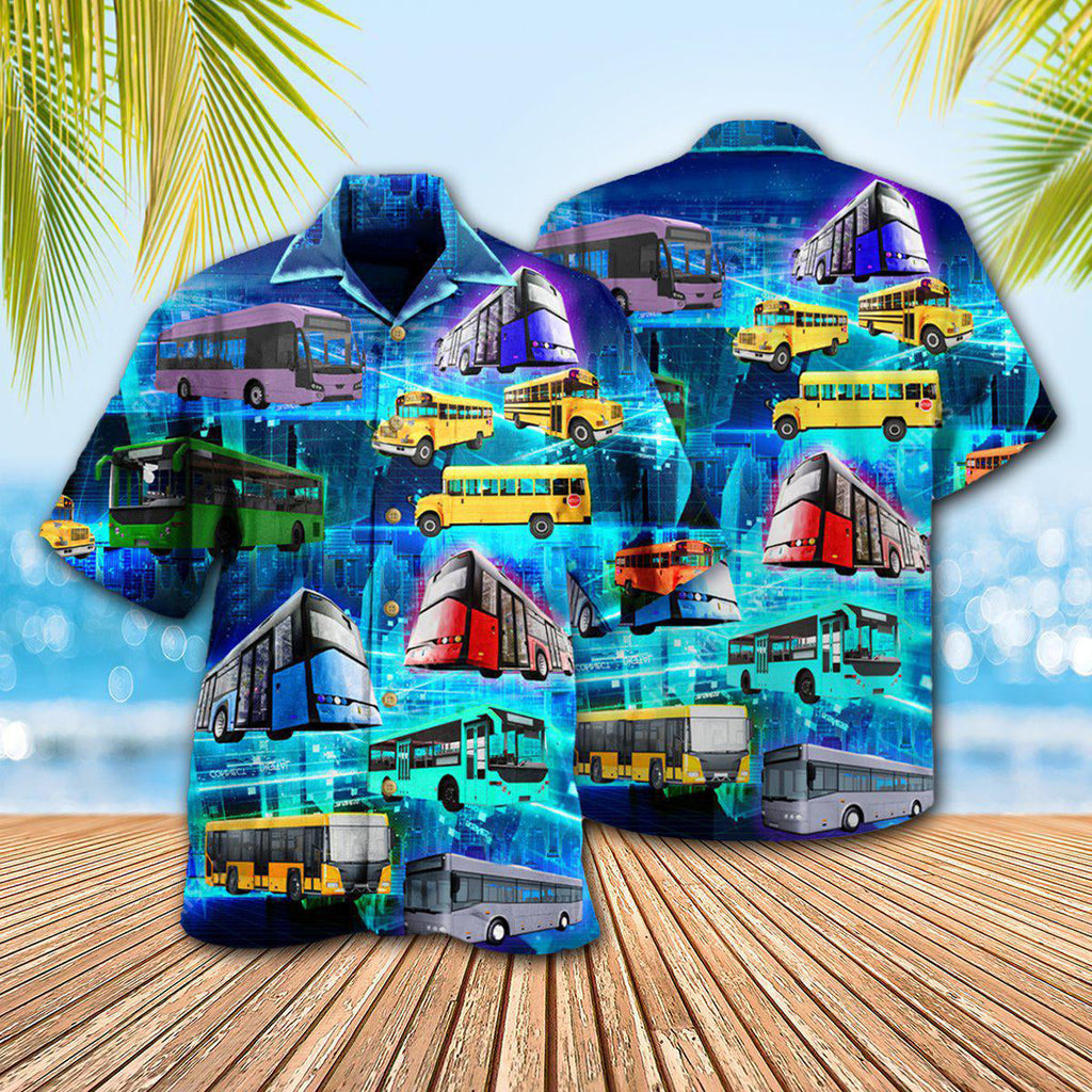Bus Take A Bus Take An Amazing Journey - Hawaiian Shirt