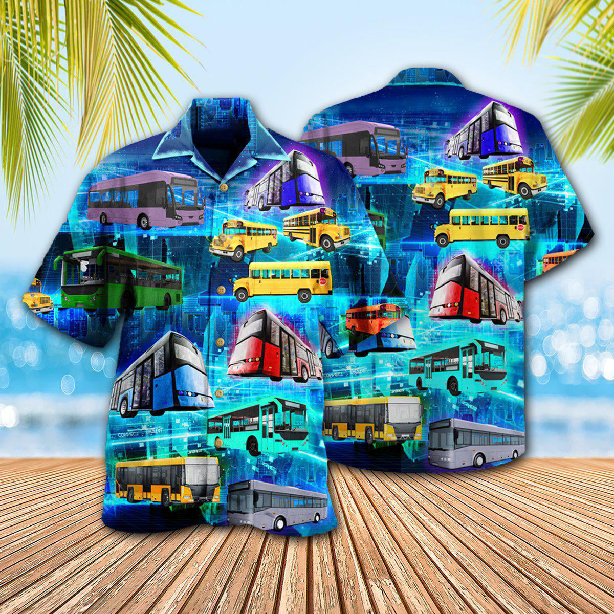 Bus Take A Bus Take An Amazing Journey - Hawaiian Shirt
