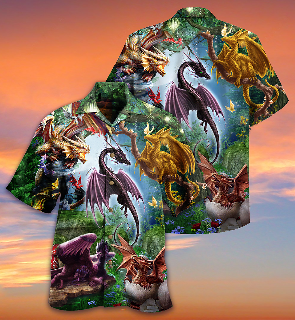 Dragon Fly Love Life Love Sky - Hawaiian Shirt