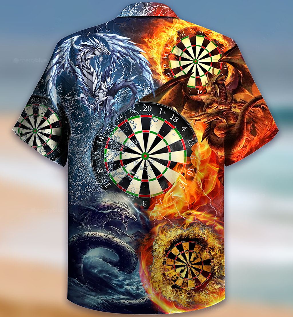 Darts Dragon Love Life Style- Hawaiian Shirt