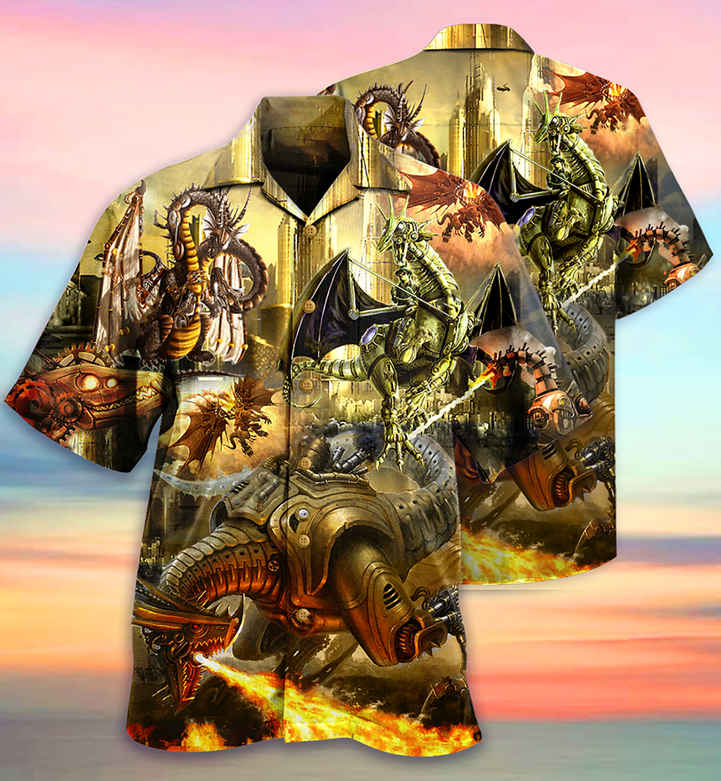 Dragon Metal Love Life Amazing - Hawaiian Shirt
