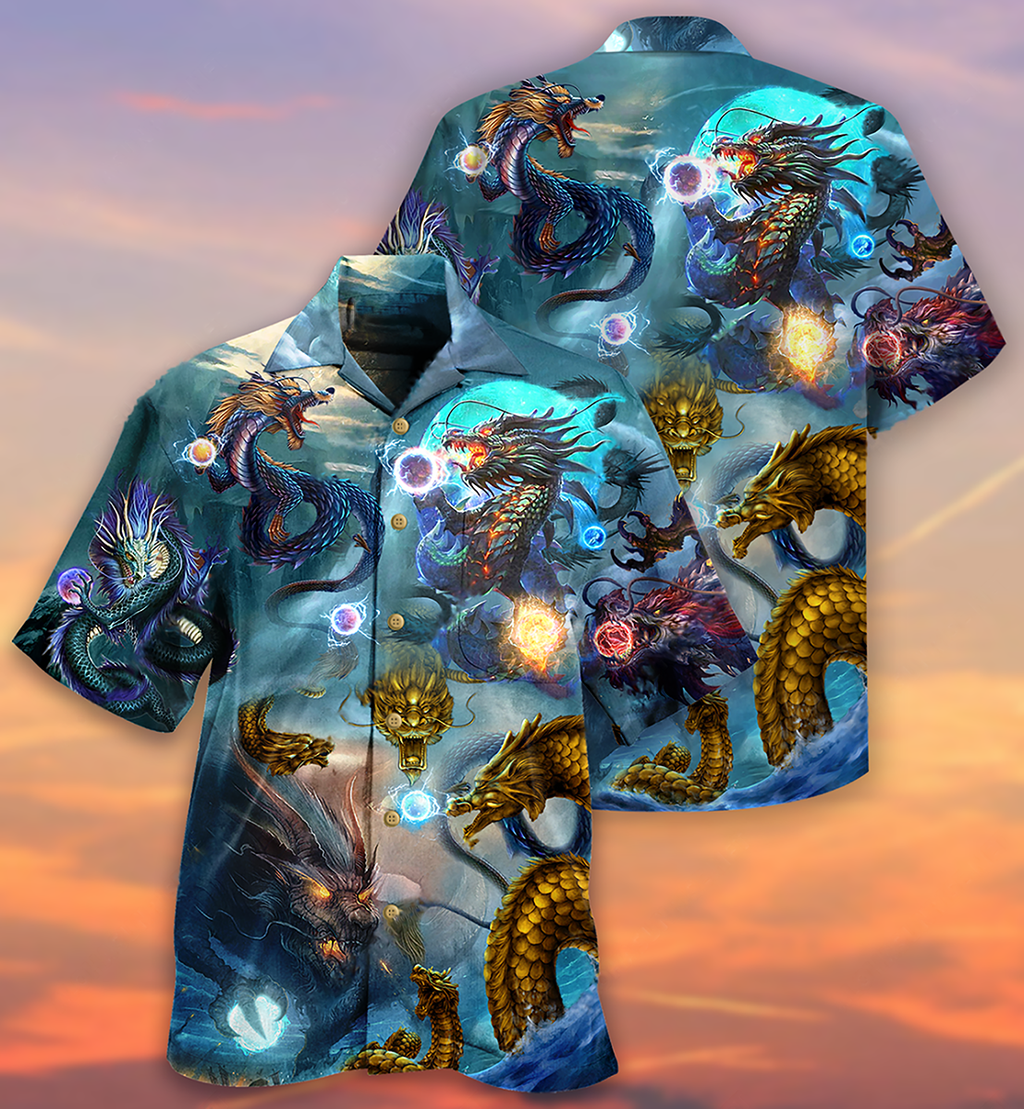 Dragon Love Life So Cool - Hawaiian Shirt