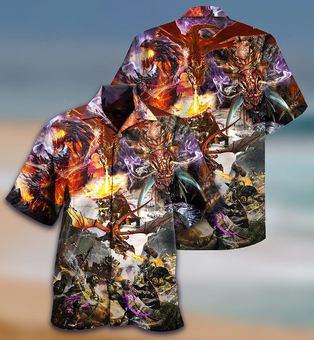 Dragon Love Life Combat Amazing - Hawaiian Shirt