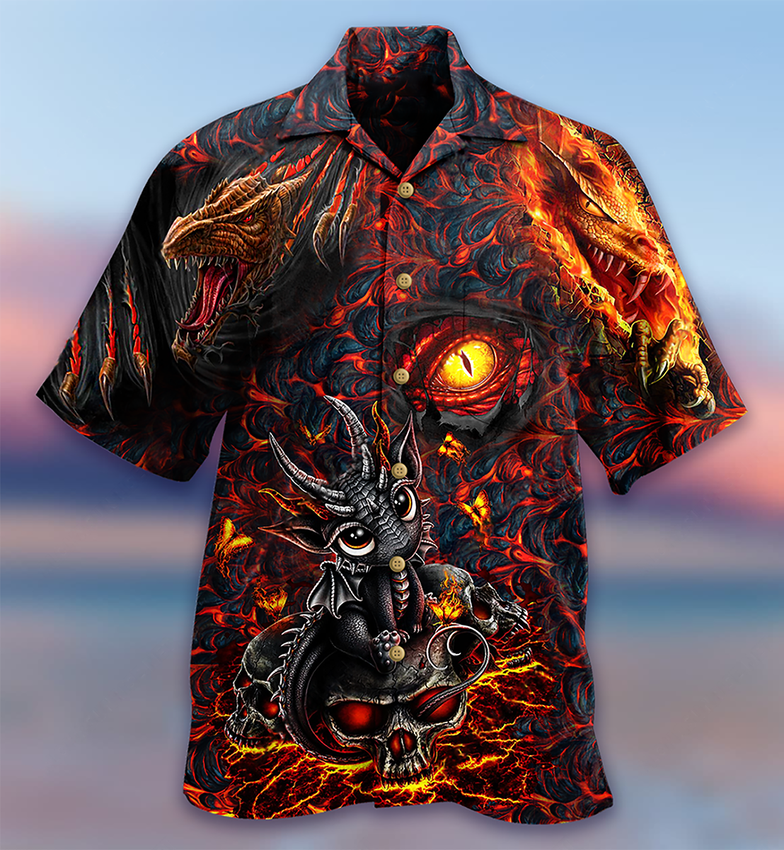 Dragon Eye Love Life Amazing - Hawaiian Shirt